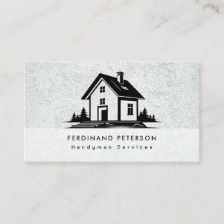 Business card for handyman home services 名刺