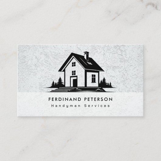 Business card for handyman home services 名刺 (正面)