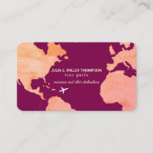 Business Card for Tour Guides with Map 名刺 (正面)