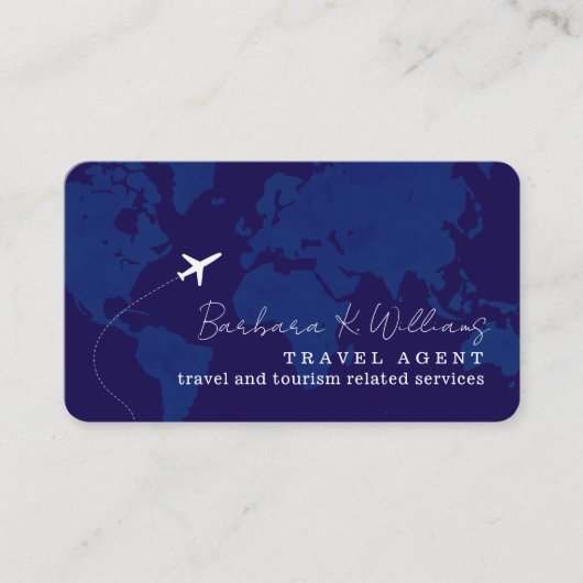 Business Card for Travel Agents 名刺 (正面)