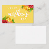 business card happy mother day  名刺 (正面/裏面)