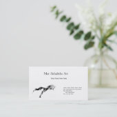 Business card & horse 名刺 (スタンド正面)