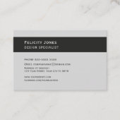 Business Card, Interior Design euro custom photo 名刺 (正面)