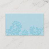 BUSINESS CARD :: jazzy photo aqua blue 名刺 (裏面)