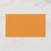BUSINESS CARD :: jazzy photo bright orange 名刺 (裏面)