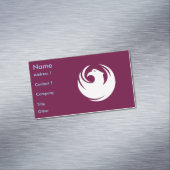 Business Card Magnet with Flag of Phoenix City マグネット名刺 (インサイチュ)