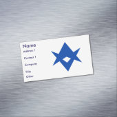 Business Card Magnet with Flag of Toyota City マグネット名刺 (インサイチュ)