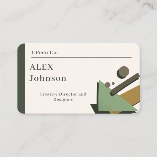 Business Card _ Modern 名刺 (正面)