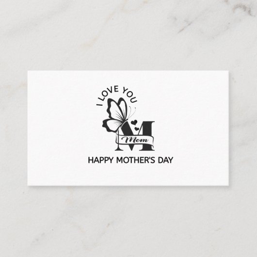 Business card | Mother's day  名刺 (正面)