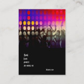 Business Card Music DJ Danceパーティー 名刺 (裏面)