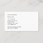 Business card simple style texture background 名刺 (裏面)
