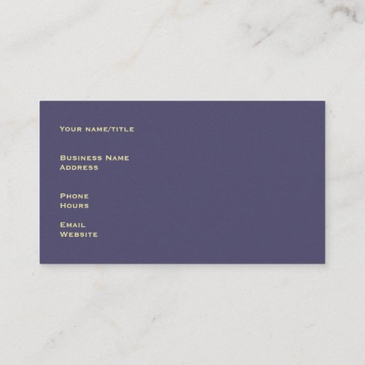 Business Card, "Stained Glass" 名刺 (裏面)