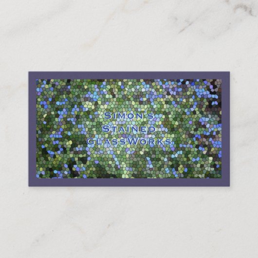 Business Card, "Stained Glass" 名刺 (正面)