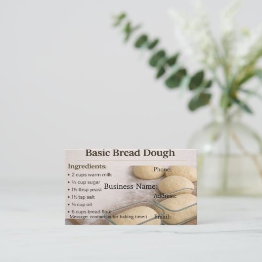  Business Card Standard, 3.5" x 2.0" 名刺 (スタンド正面)