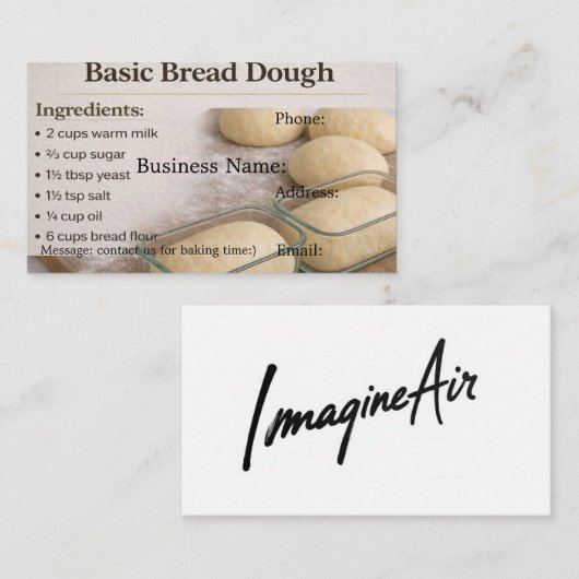  Business Card Standard, 3.5" x 2.0" 名刺 (正面/裏面)