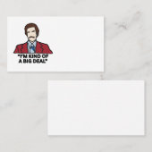 Business Card Template - I'm Kind of a Big Deal  名刺 (正面/裏面)