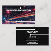 business card, transport, logistic, nightexpress 1 名刺 (正面/裏面)