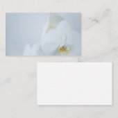 Business Card White Orchids 名刺 (正面/裏面)
