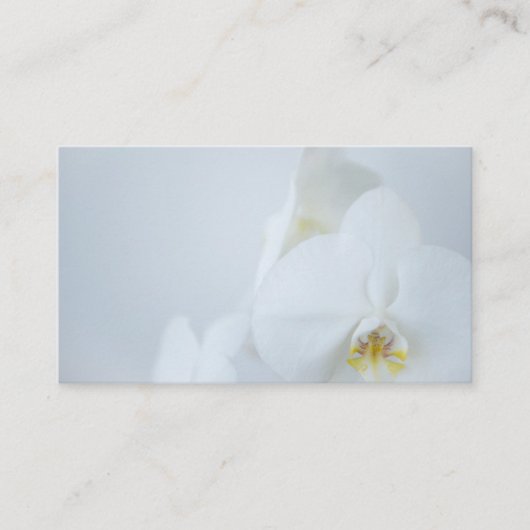 Business Card White Orchids 名刺 (正面)