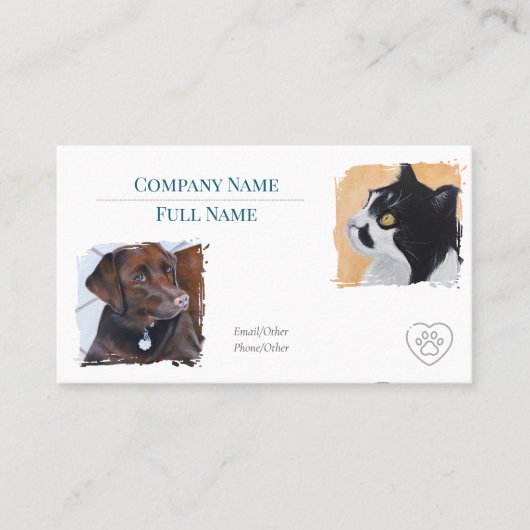 Business Card with appointment  名刺 (正面)