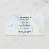 Business card with background bright style 名刺 (裏面)