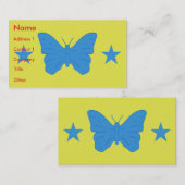 Business Card with Flag of Bady Bassitt, Brazil 名刺 (正面/裏面)