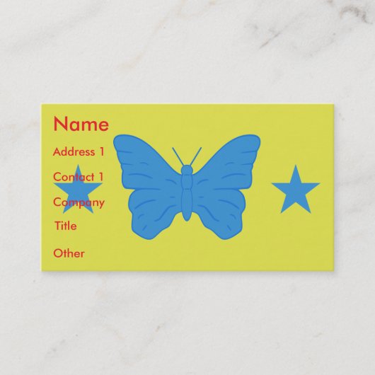 Business Card with Flag of Bady Bassitt, Brazil 名刺 (正面)