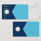 Business Card with Flag of Minnesota 名刺 (正面/裏面)
