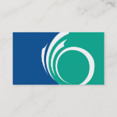 Business Card with Flag of Ottawa, Canada 名刺 (裏面)