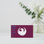 Business Card with Flag of Phoenix City, Arizona 名刺 (スタンド正面)