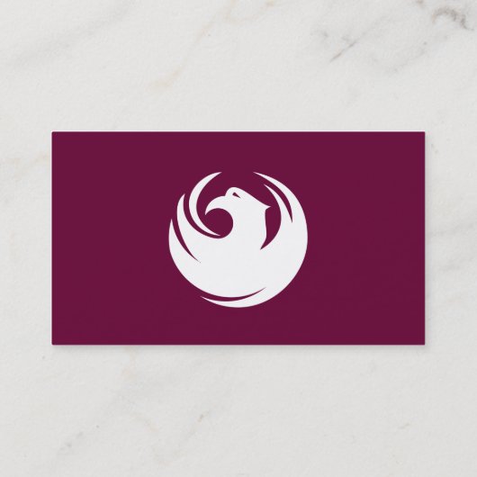 Business Card with Flag of Phoenix City, Arizona 名刺 (裏面)