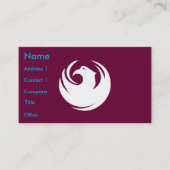 Business Card with Flag of Phoenix City, Arizona 名刺 (正面)