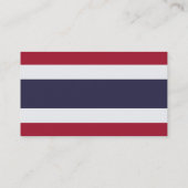 Business Card with Flag of Thailanda 名刺 (裏面)
