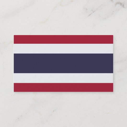 Business Card with Flag of Thailanda 名刺 (裏面)