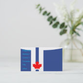 Business Card with Flag of Toronto, Canada 名刺 (スタンド正面)