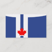 Business Card with Flag of Toronto, Canada 名刺 (裏面)