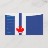 Business Card with Flag of Toronto, Canada 名刺 (正面)