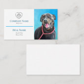 Business Card with painting of flowers 名刺 (正面/裏面)