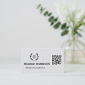 Business Card with QR Code 名刺 (スタンド正面)
