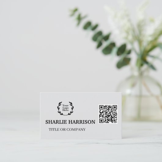 Business Card with QR Code 名刺 (スタンド正面)