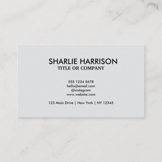 Business Card with QR Code 名刺 (裏面)