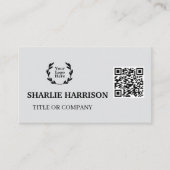 Business Card with QR Code 名刺 (正面)