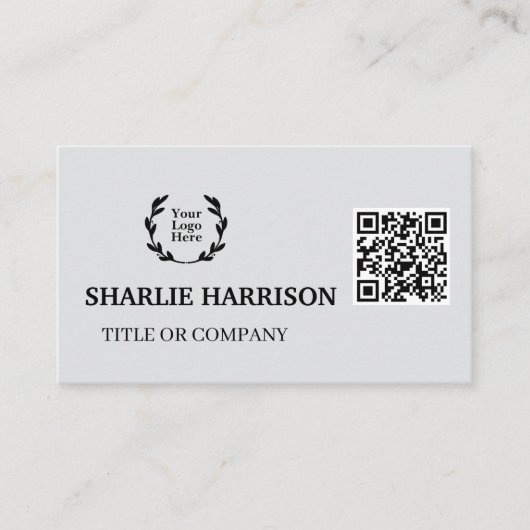 Business Card with QR Code 名刺 (正面)