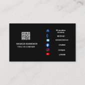 Business Card with QR Code 名刺 (裏面)