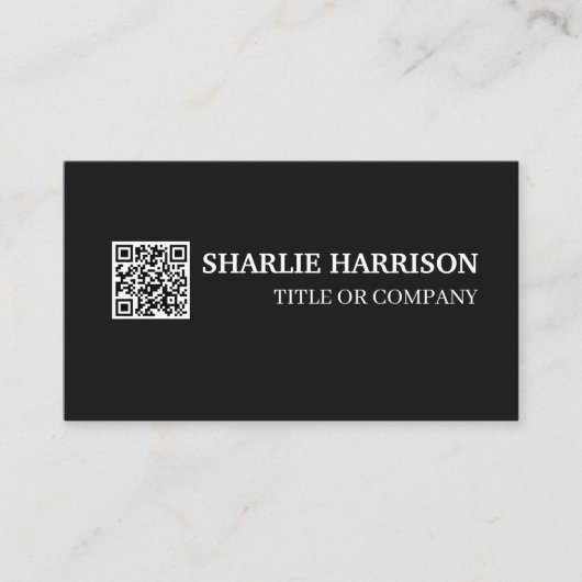 Business Card with QR Code 名刺 (正面)