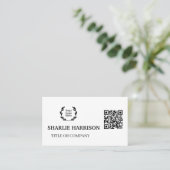 Business Card with QR Code 名刺 (スタンド正面)