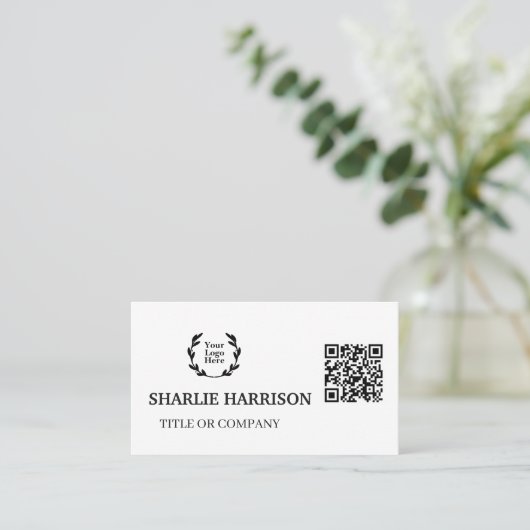 Business Card with QR Code 名刺 (スタンド正面)
