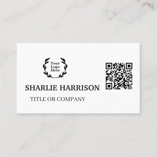 Business Card with QR Code 名刺 (正面)