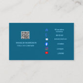 Business Card with QR Code 名刺 (裏面)