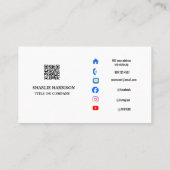 Business Card with QR Code 名刺 (裏面)